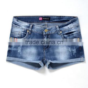 2016 ladies fancy high quality Summer jeans shorts