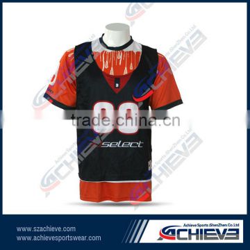 Reversible customized lacrosse jerseys lacrosse tops & pinny