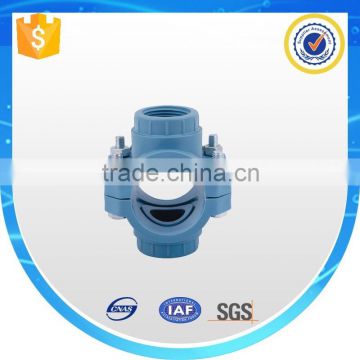 PN16 PP pipe Clamp saddle compression fitting for irrigation