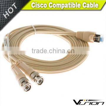 10FT CAB-E1-RJ45BNC Cisco RJ45-Dual BNC E1 Cable