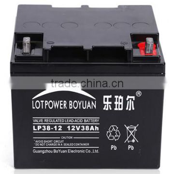 Guangzhou Best Selling 12 volt 38ah Deep Cycle Vrla Battery
