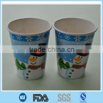 8oz single wall paper cup with double PE/cold drink paper cups manufacturer in China/2014 PE coated paper cup for cold drink