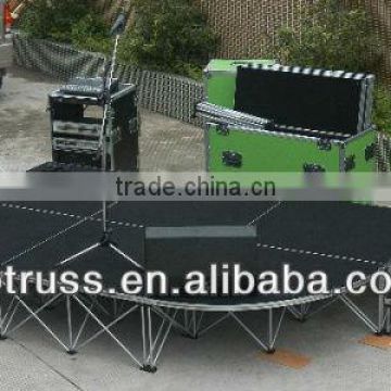 RP portable smart aluminum stage with different shape for easy combination