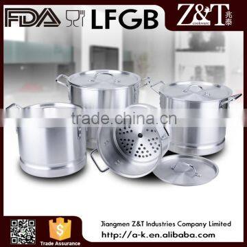 Straight Turkey cooking aluminum pot with steamer