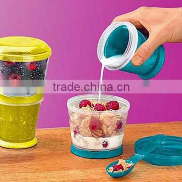 Cereal To Go, cereal cup, cereal container