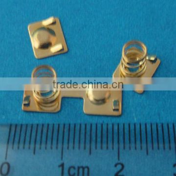 Phosphor copper stamping battery contacts