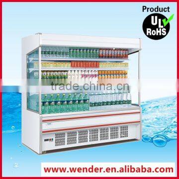 1.5 meter commercial upright vegetable refrigerator for supermarkets