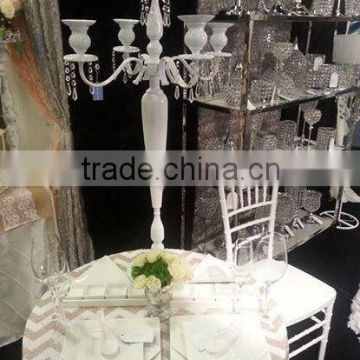 75cm tall white wedding candelabra, wedding centerpieces candelabra