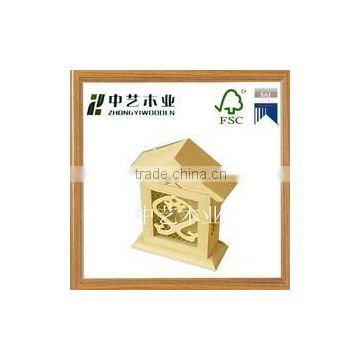 2015 FSC hot sales eco friendly hand craft gifts key decorative small unfinished wooden boxes wholesale made in China