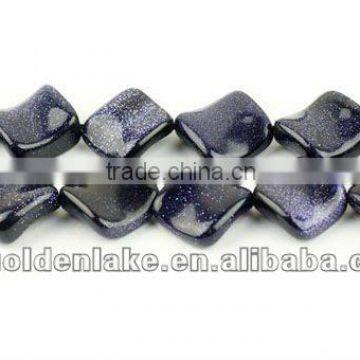 Blue Goldstones Beads