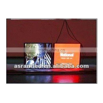 hanging outdoor led double sides advertising signs