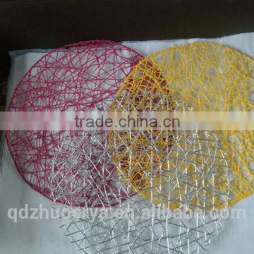 paper straw material placemat all kinds of color