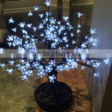 Samll simulation bonsai, fiber optic bonsai tree for indoor/outdoor decoration