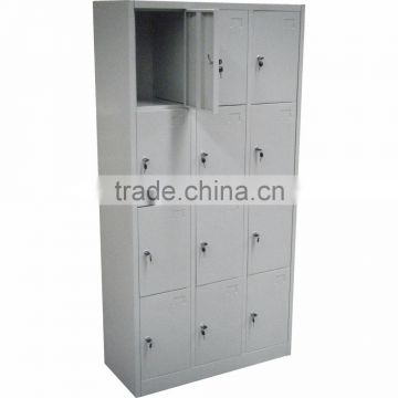 Metal office staff locker cabinet