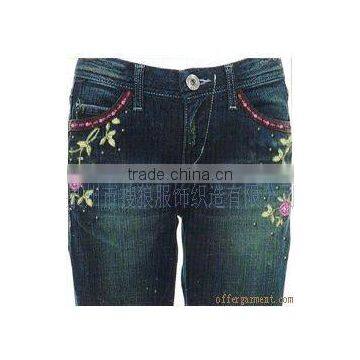 lady fashion jeans