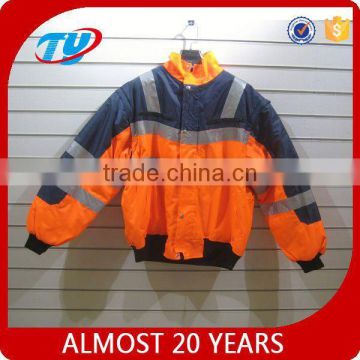 1000 red reflective safety workwear jacket