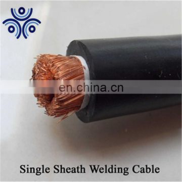 High standard CU/EPR/CPE rubber cable welding cable size made in China
