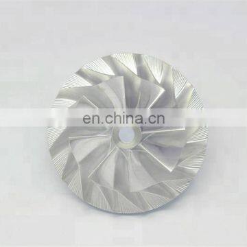 HX40 3599593 8+8 blades 56.00/83.03mm turbo Billet/milling/aluminum 2618 compressor wheel for 3534921/4035626/3532494/3597501