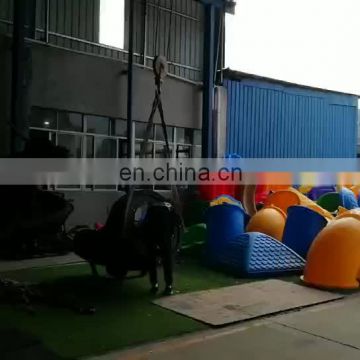 Kids outdoor playground plastic garden swing in playground for children slide