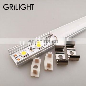 LED aluminum strip U Shape GL-U2507 aluminum frame for led strip light