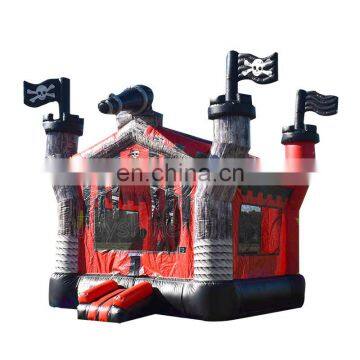 Black Red Inflatable Bouncers Pirates Kids Jumper Commercial Pirate Bounce House Bouncy Castle