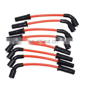 8pcs/Set Spark Plug Wires for Chevrolet C K 1500 2500 Suburban Yukon for GMC Buick Rainer Sierra Cadillac 9059C C9059BL