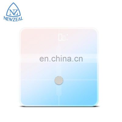 Supply Body Fat and Water Calorie Measuring Digital LED Digital Smart Blue tooth Bathroom Body Fat Scale