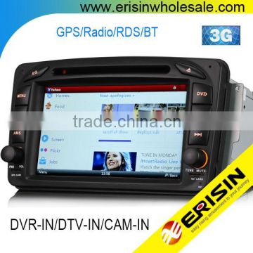 Erisin ES7507M 2 Din 7 inch Touch Screen Car DVD Player C-Class W203
