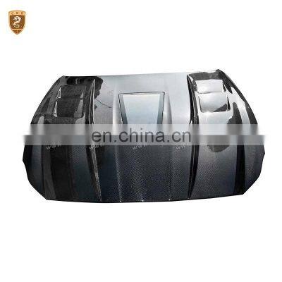 Car Front Carbon Fiber Engine Hood Transparent Bonnets For Maserati Quattroporte 2018-2020