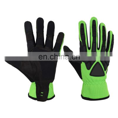 HANDLANDY New Design Flexible Anti-abrasion Safety Industrial Work Gloves Touch Screen Mens Impact Motorcycle Riding Gloves