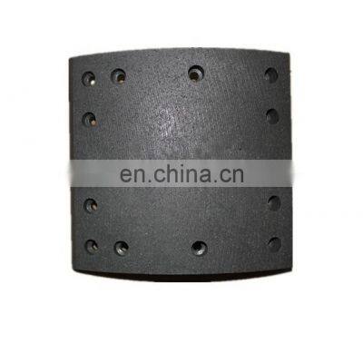 4515 truck spare parts brake shoe lining with rivet 80000kms