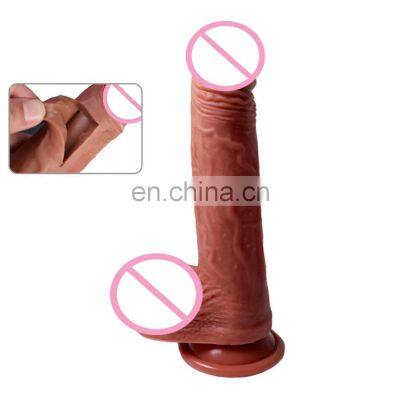 Body Safe Real Penis Sex Toys 5cm Liquid Silicone Dildo for Women pussy masturbate sex toys for woman online shop%