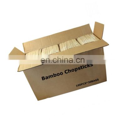 Bulk Bamboo Long Single Chopsticks Disposable Round Stick