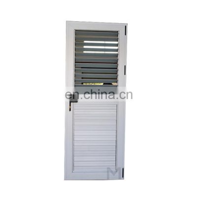 Exterior glass louver door/interior glass doors/aluminum shutter door