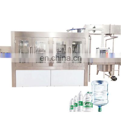Automatic PET bottle pure water rinsing filling labeling machine price