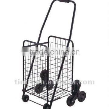 Beautiful Design Practical Aluminum Foldable Mutiple Wheels Shopping Trolley Cart