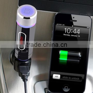 Car usb fm transimitter with mp3/wifi fm transmitter/fm transmitter in phone/used fm transmitter for sale