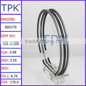 6162-33-2060 used for Komatsu S6D170 Piston ring, S6D170-1 piston ring,SA6D170-1 piston ring