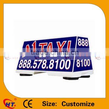 Pizza style taxi roof top advertising signs                        
                                                Quality Choice