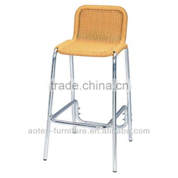 Morden metal rattan bar high chair for sale