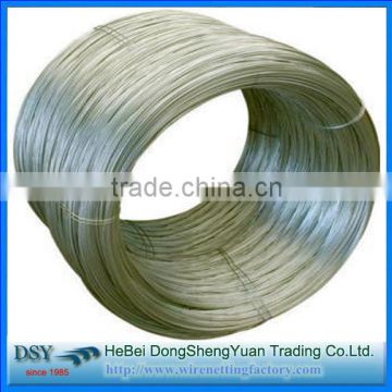 22 gague electro Galvanized iron wire with low price in Anping factory (really factory)