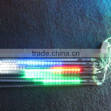 Christmas name light and zhongshan factory led meteor tube light for festival decoration