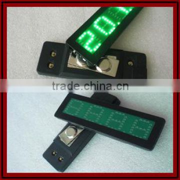 LED Badge Number Board Screen Display Company Name Card for Bar KTV Hotel Store Advertising Board Mall High Brightness Hot