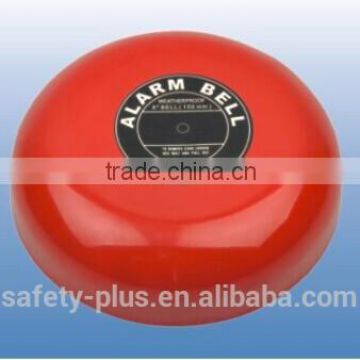 6inch red conventional 24V DC fire alarm bell
