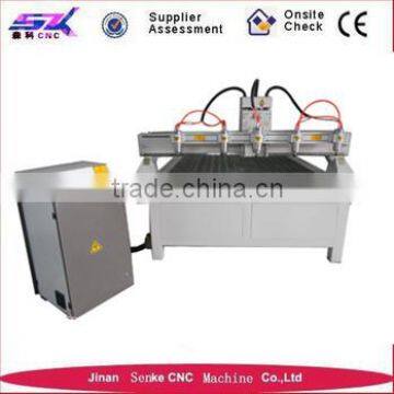 5 heads for wood crafts, picture frames cutting, handicraft carving wood furniture multi- head cnc wood machine