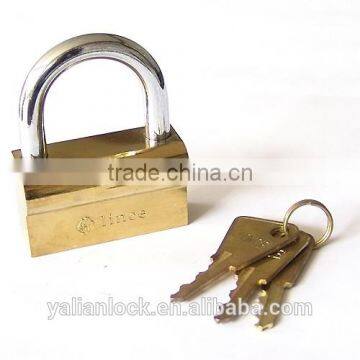 Safety Secure High Polishing Golden Plated Camel Iron Padlock