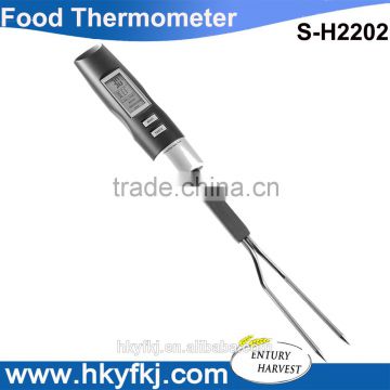 Digital wireless bbq thermometer long probe bbq thermometer fork (S-H2202)