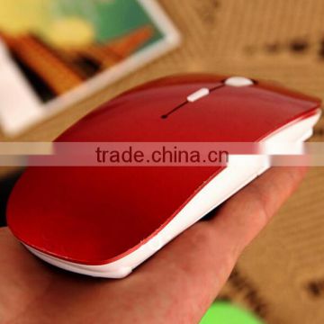 Ultra Thin USB Optical Wireless Mouse 2.4G Receiver Super Slim Mouse For Computer PC Laptop Desktop 5 Candy color