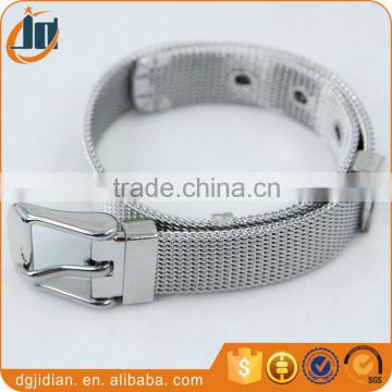 Stainless Steel Metallic Mesh Cuff Bracelet Trendy watch bracelet