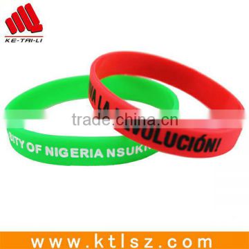 silicon wristband for promotional gift